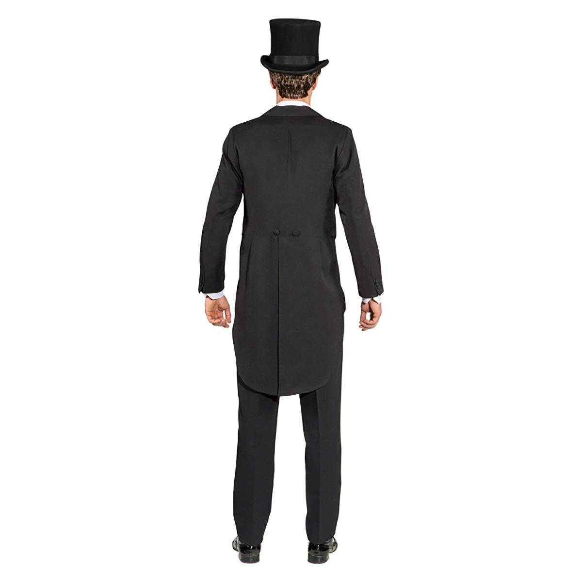 Giacca Frac Nera con Fodera Rossa |Orlob