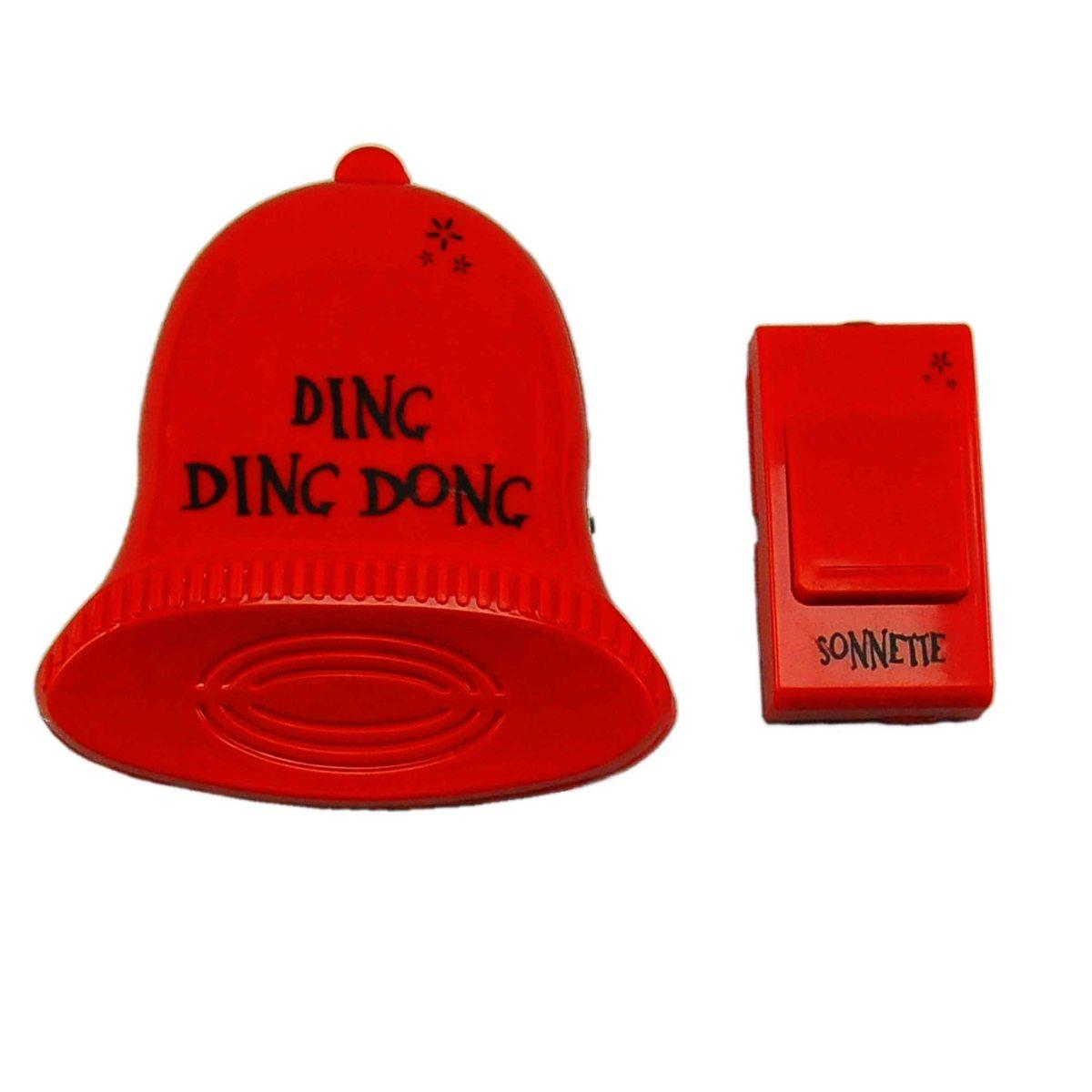 Campanello Ding Dong Rosso Senza Fili | M2 Store
