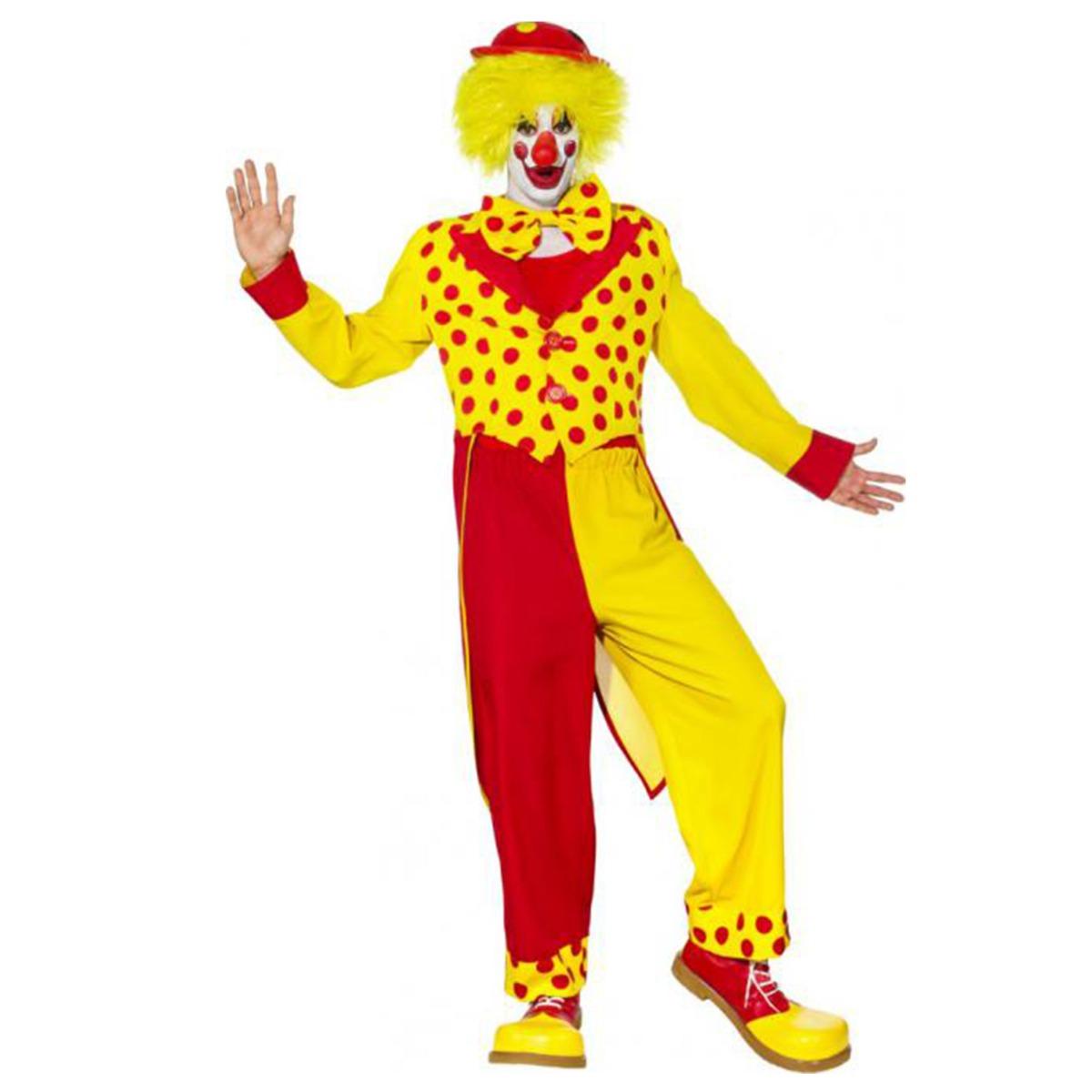 Costume Clown Giallo Rosso |Orlob