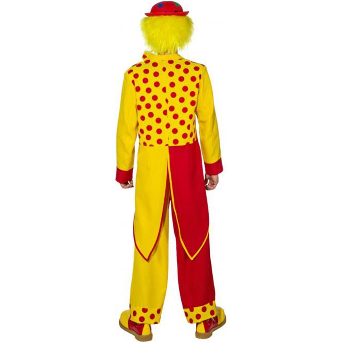 Costume Clown Giallo Rosso |Orlob