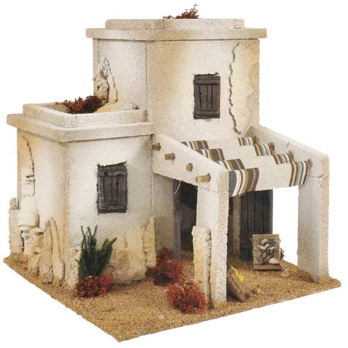 Minareto Arabo con Bottega Frutta cm.23x23xH27 | De Sisinno