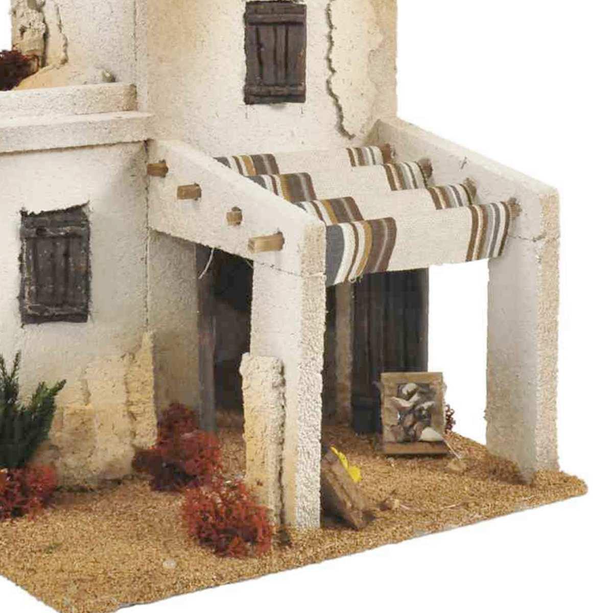 Minareto Arabo con Bottega Frutta cm.23x23xH27 | De Sisinno