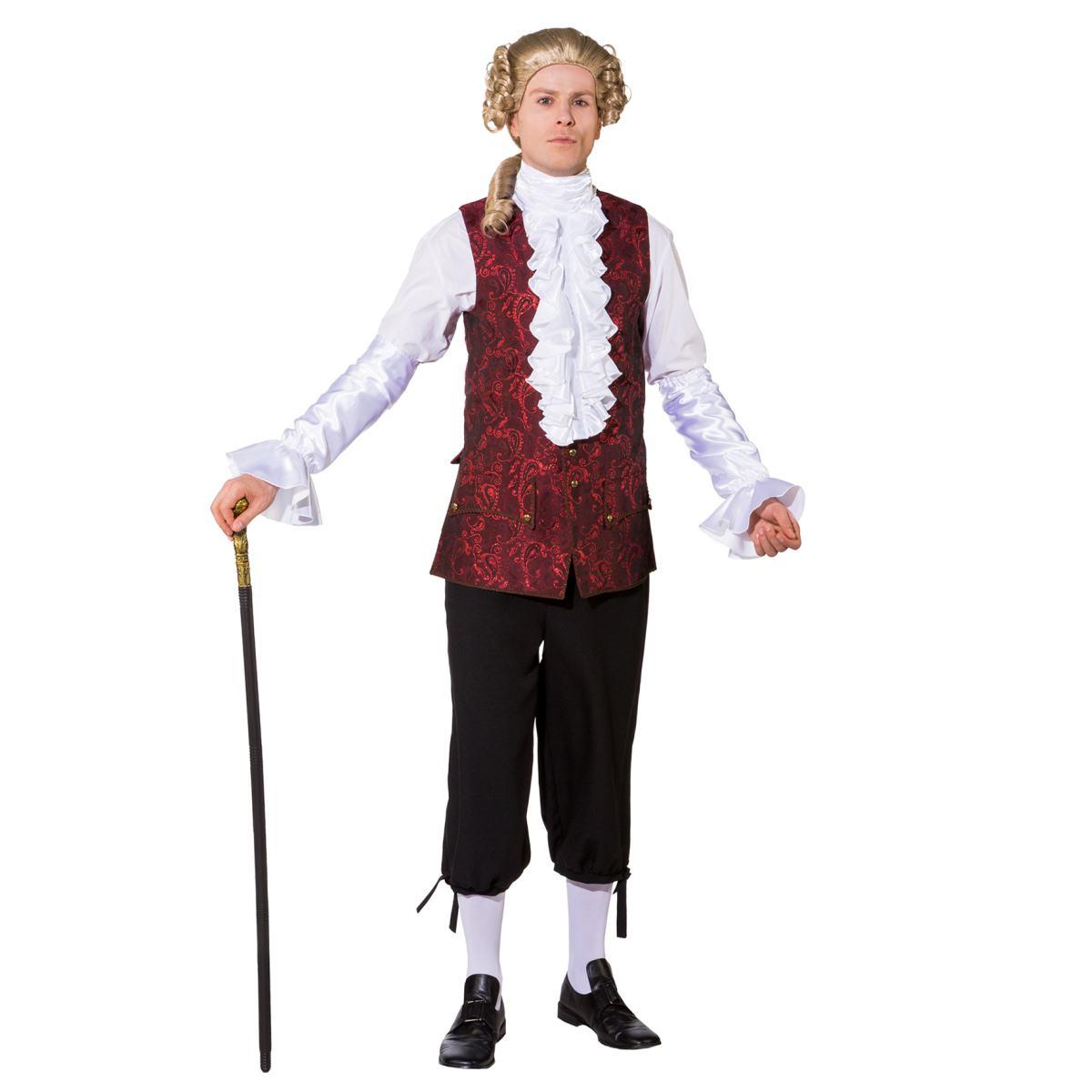 Costume Gilet Damascato Bordeaux |Orlob