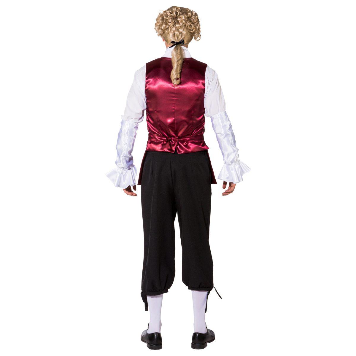 Costume Gilet Damascato Bordeaux |Orlob