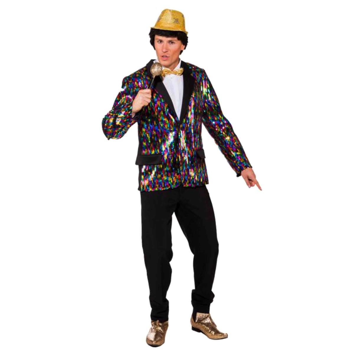 Giacca Disco con Paillettes Multicolor |Orlob
