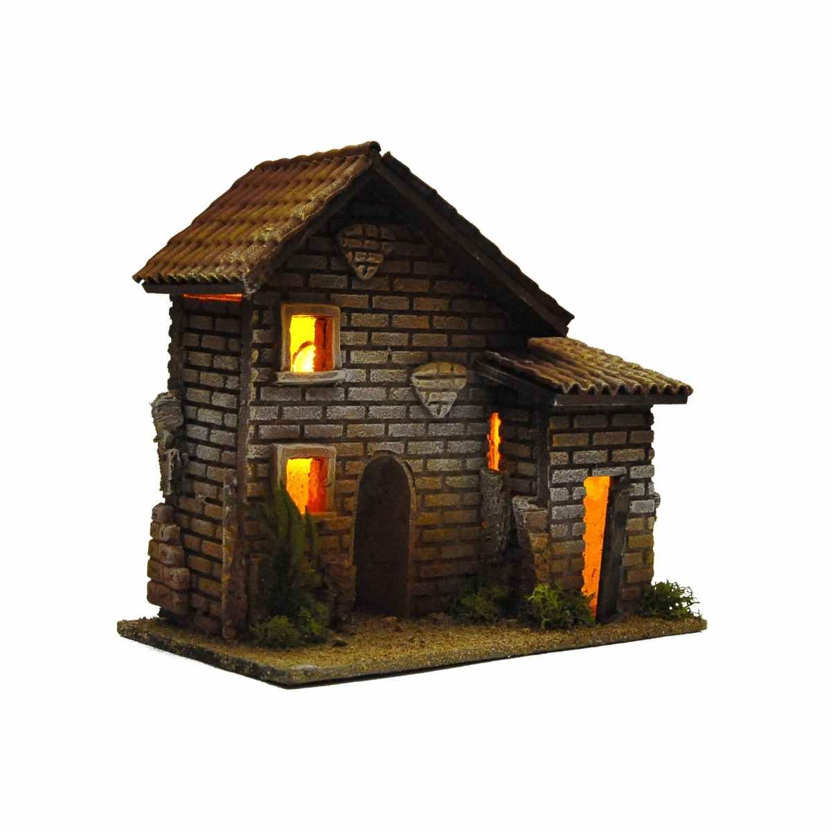 Casetta con Arco e Finestre cm.22,5x14x22 | De Sisinno