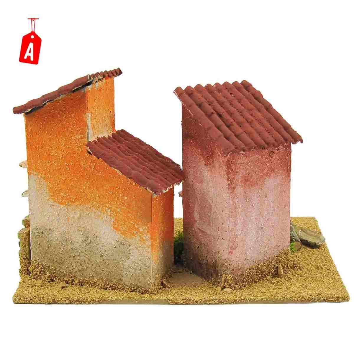 Casetta Doppia cm.25x15xH23 (Disp. 3 Modelli) | De Sisinno