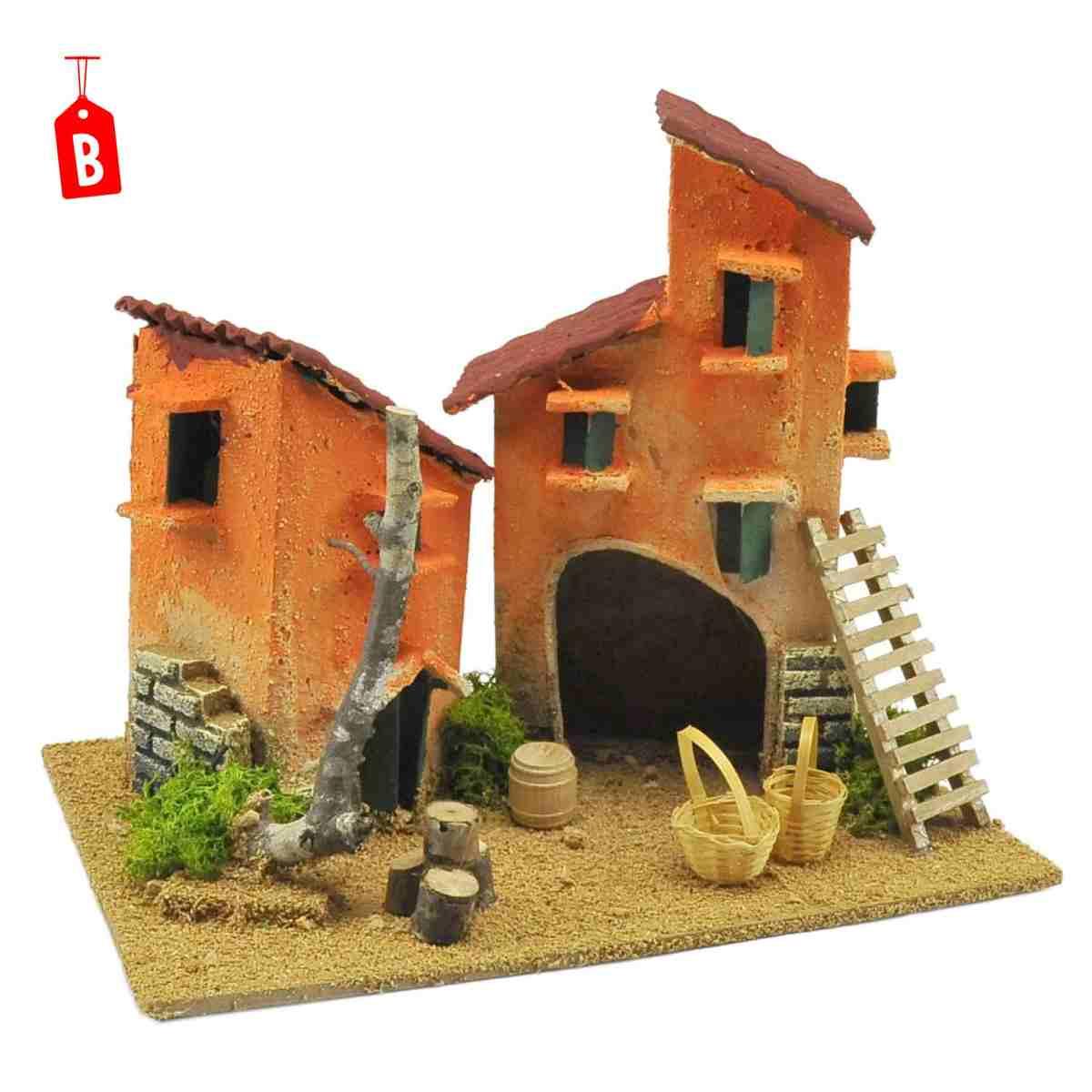 Casetta Doppia cm.25x15xH23 (Disp. 3 Modelli) | De Sisinno