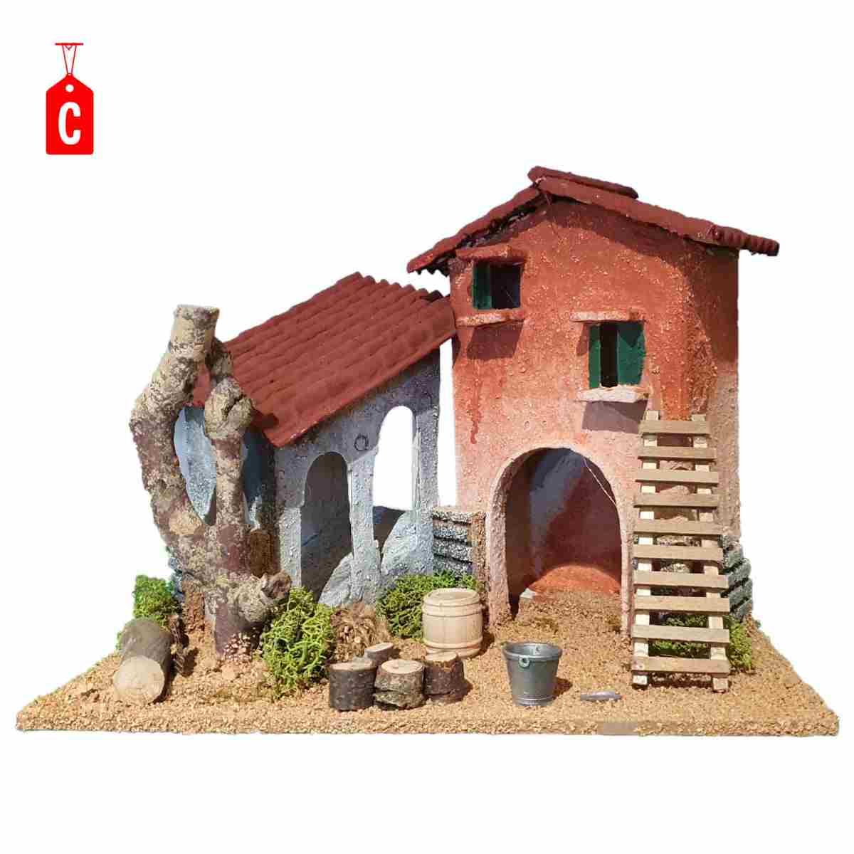 Casetta Doppia cm.25x15xH23 (Disp. 3 Modelli) | De Sisinno