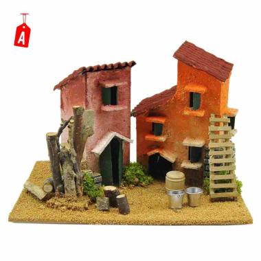 Casetta Doppia cm.25x15xH23 (Disp. 3 Modelli) | De Sisinno