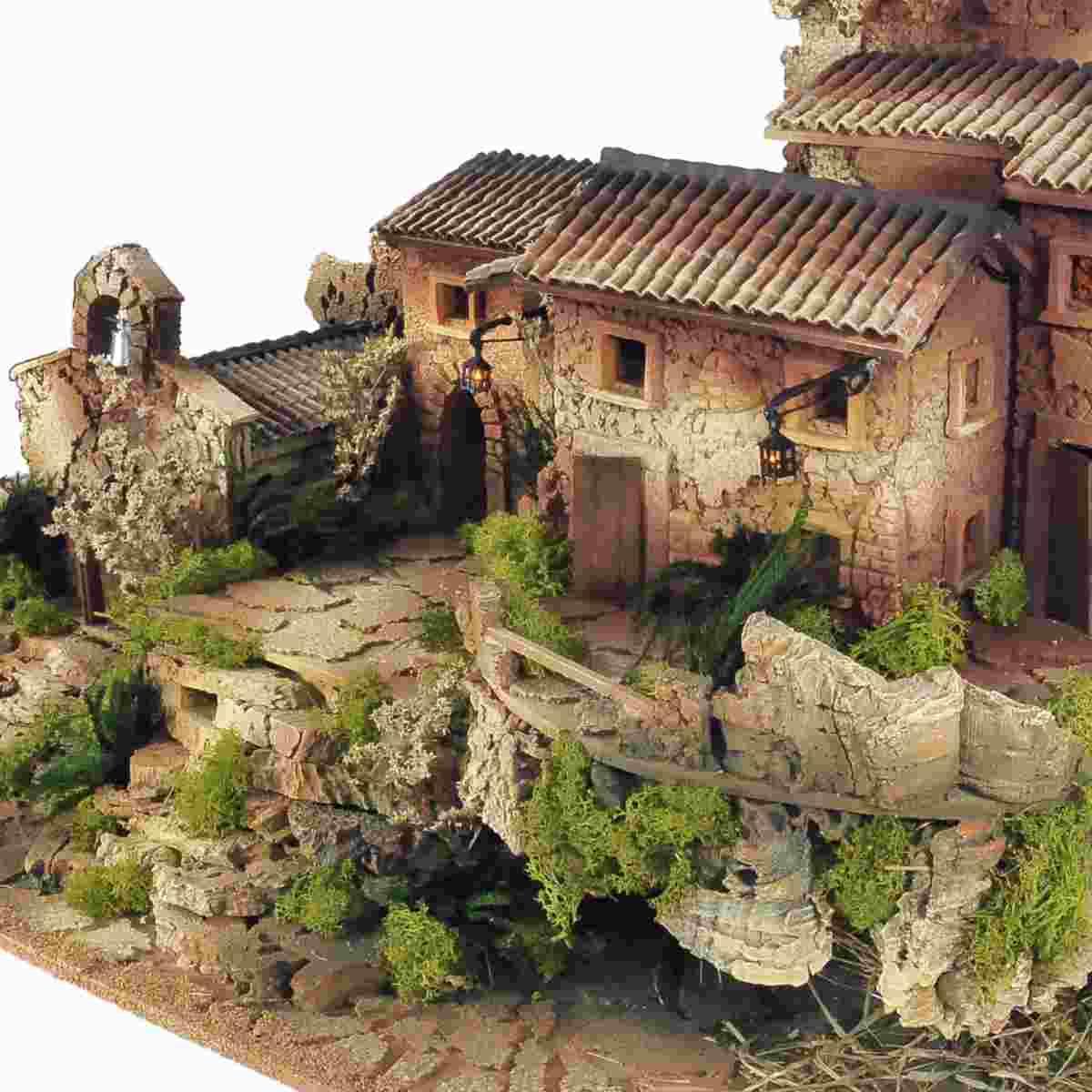 Paesaggio con Capanna Chiesa Terrazzo cm.70x45x52 | De Sisinno