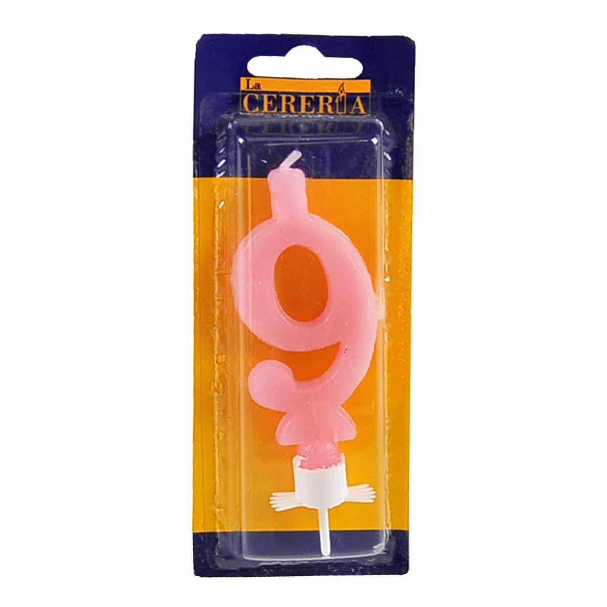 Candelina Compleanno N.9 Rosa |M2 Store