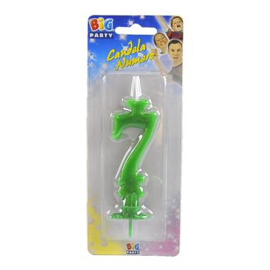Candelina Compleanno N.7 Verde |M2 Store