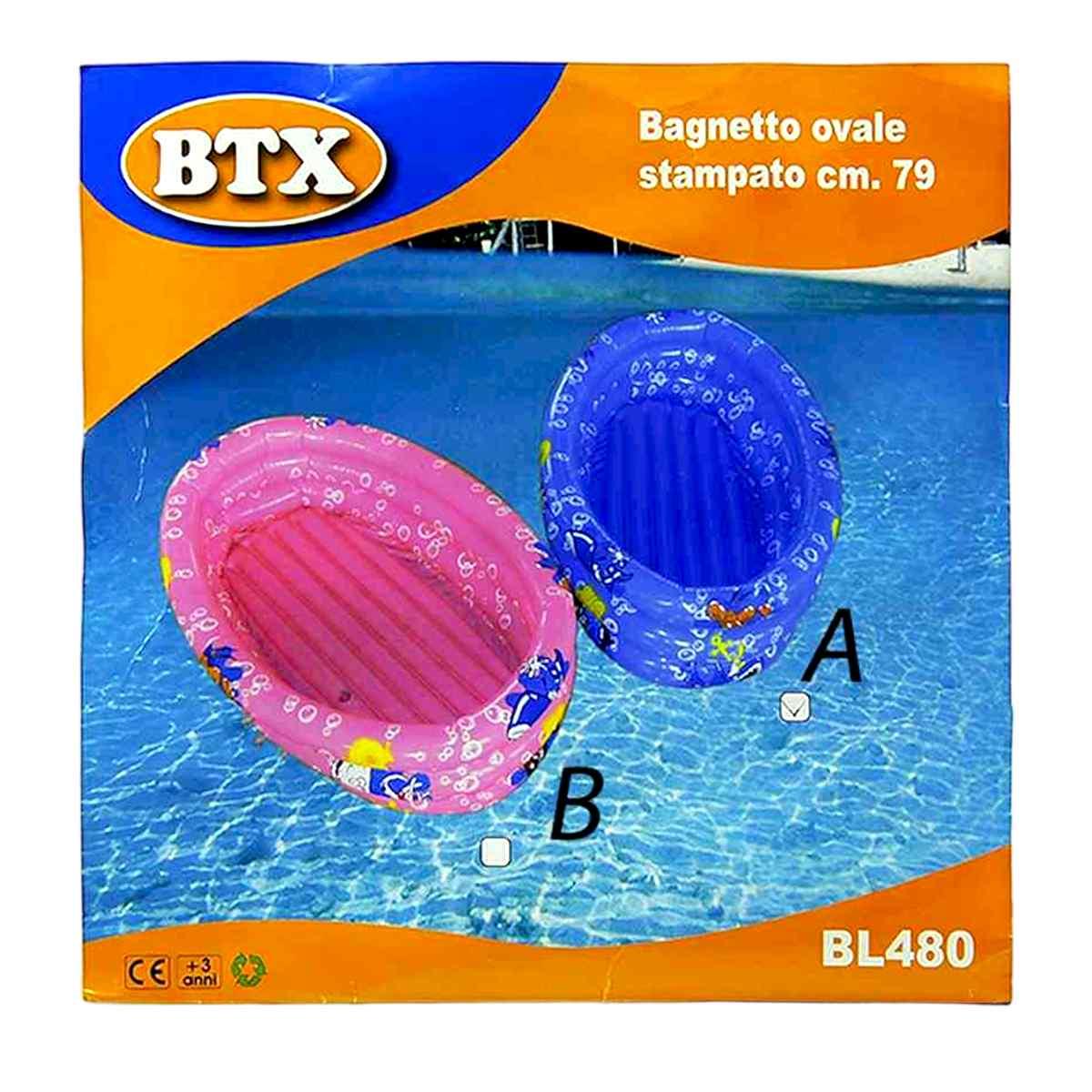 Piscina Ovale Gonfiabile cm.79x60 3T | M2 Store