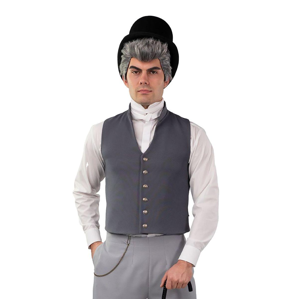 Costume Gilet Nobile Vittoriano Grigio |Orlob