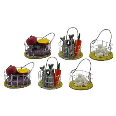 Cesta Alimenti Metallo mm.30xH2,5 Set. pz.6 | M2 Store