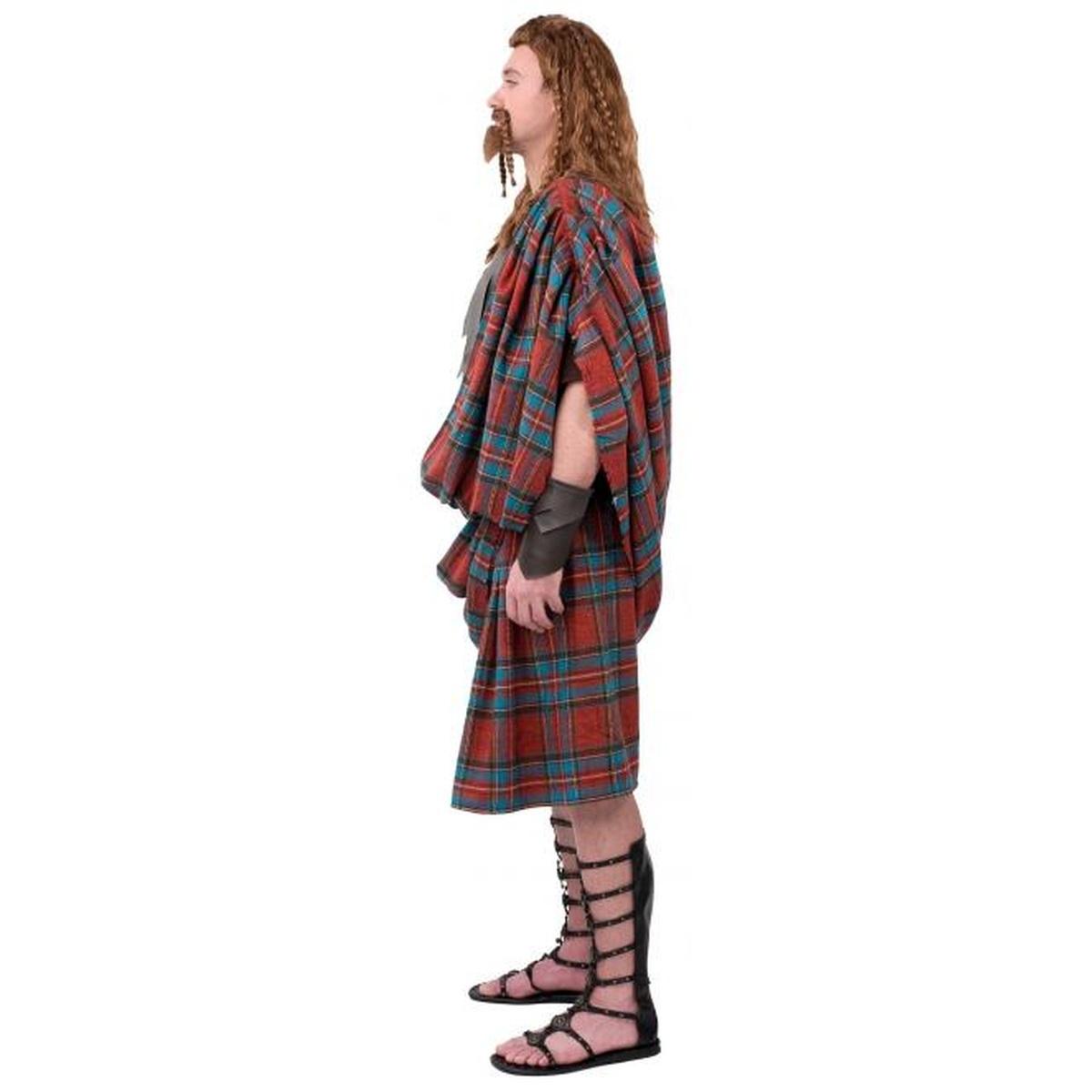 Gonna Scozzese Hilander Quadri Bordeaux |Orlob