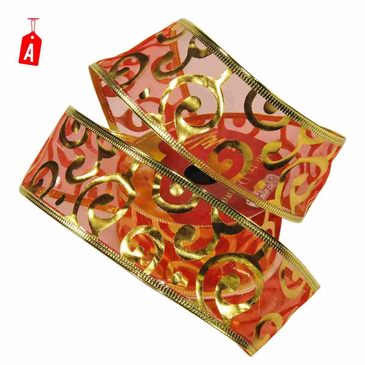 Nastro Regalo Natale 5,0xmt.2,7 Rosso 4 Modelli |M2 Store