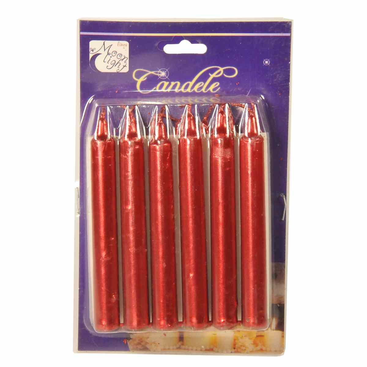 Candela Natale 10 Rossa pz.12 |M2 Store