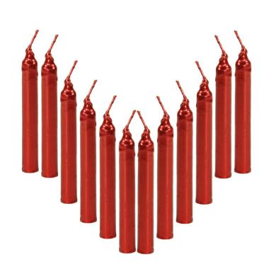 Candela Natale 10 Rossa pz.12 |M2 Store