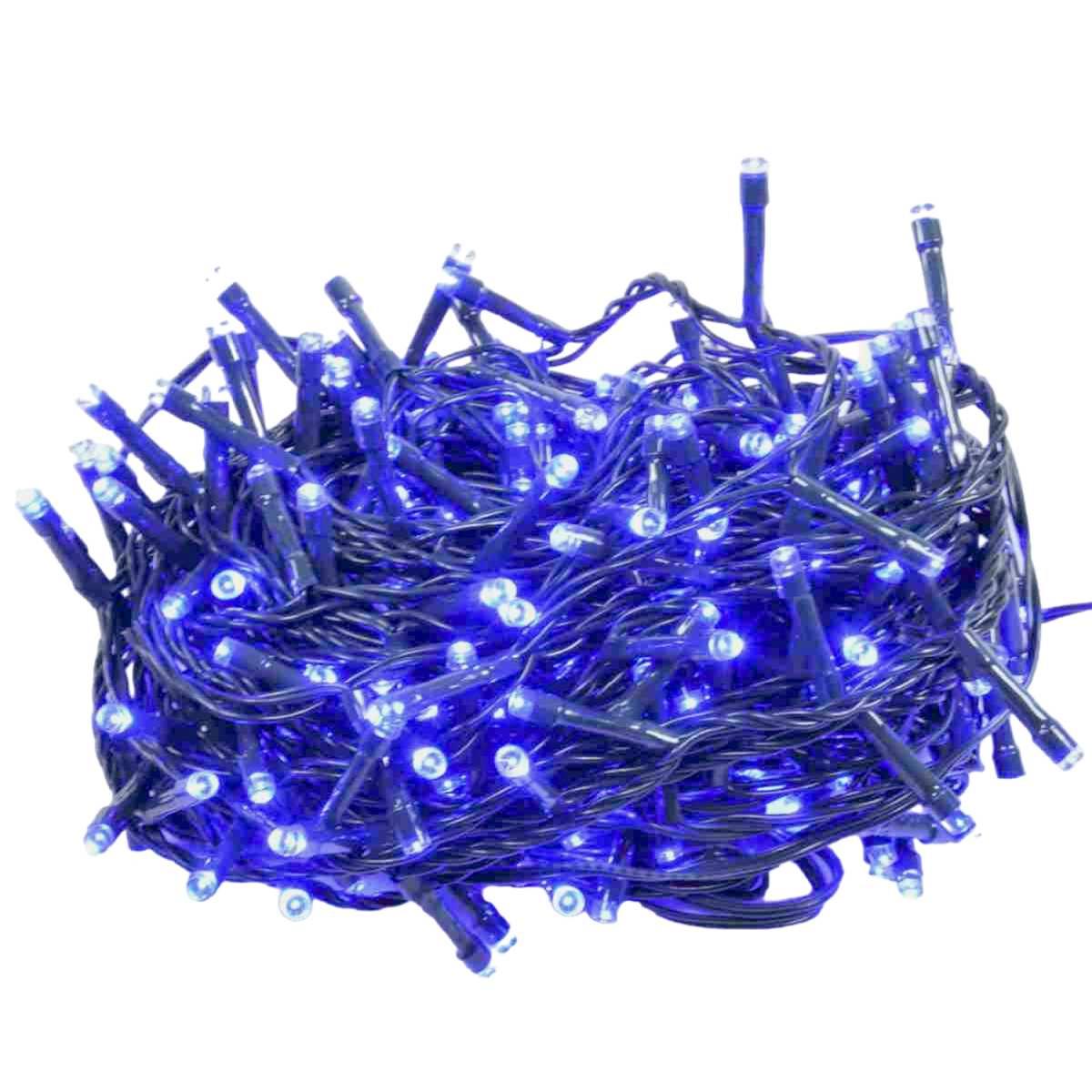 Luci Natale esterno LED 240 Blu con Giochi |M2 Store