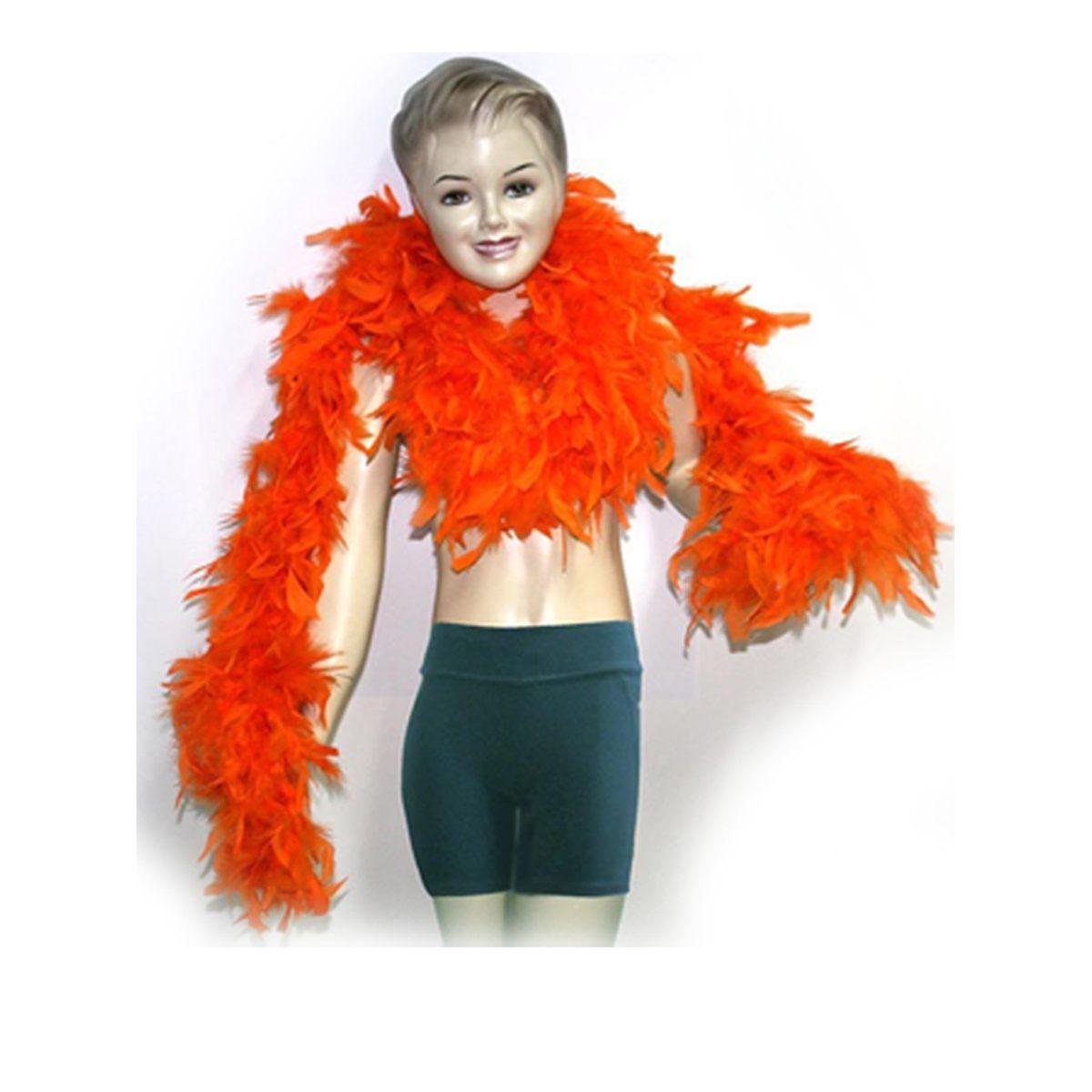 Boa di Piume Extra Lusso cm.210 gr.80 Arancione |M2 Store