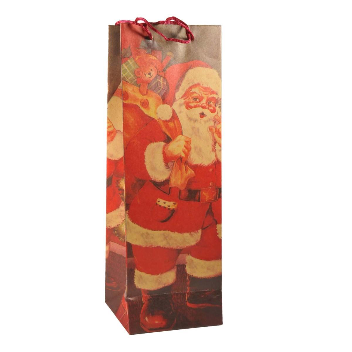 Busta Regalo Natale cm.13x36 Bottiglia 2S |M2 Store