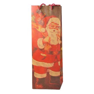 Busta Regalo Natale cm.13x36 Bottiglia 2S |M2 Store