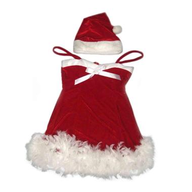 Costume Babbo Sexy con Marabout e Cappello |M2 Store