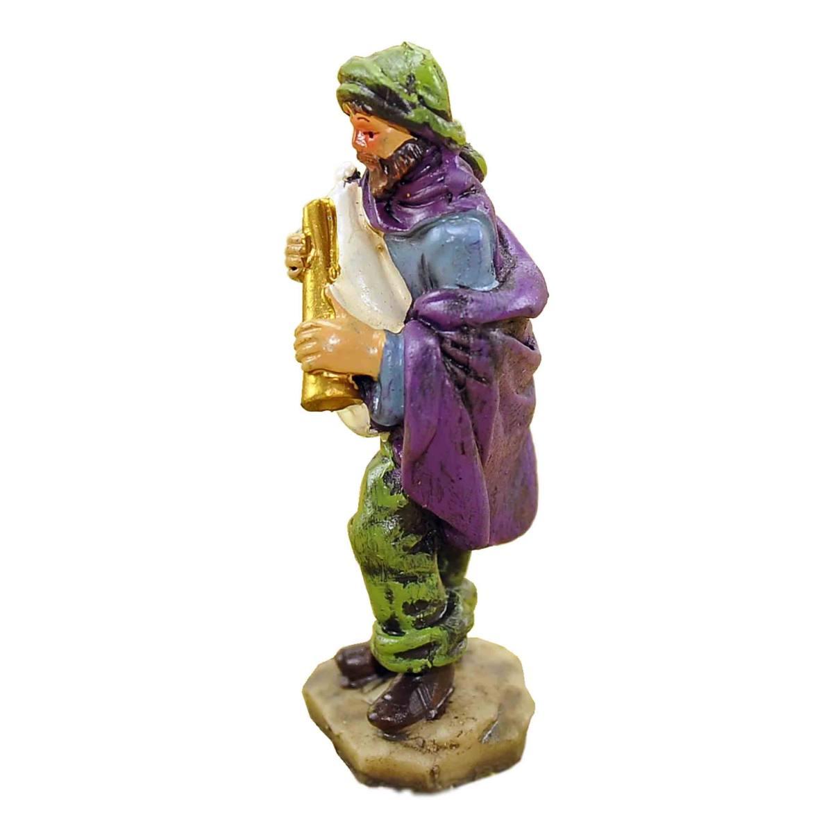 Statua cm.9 Zampognaro con Zampogna | M2 Store