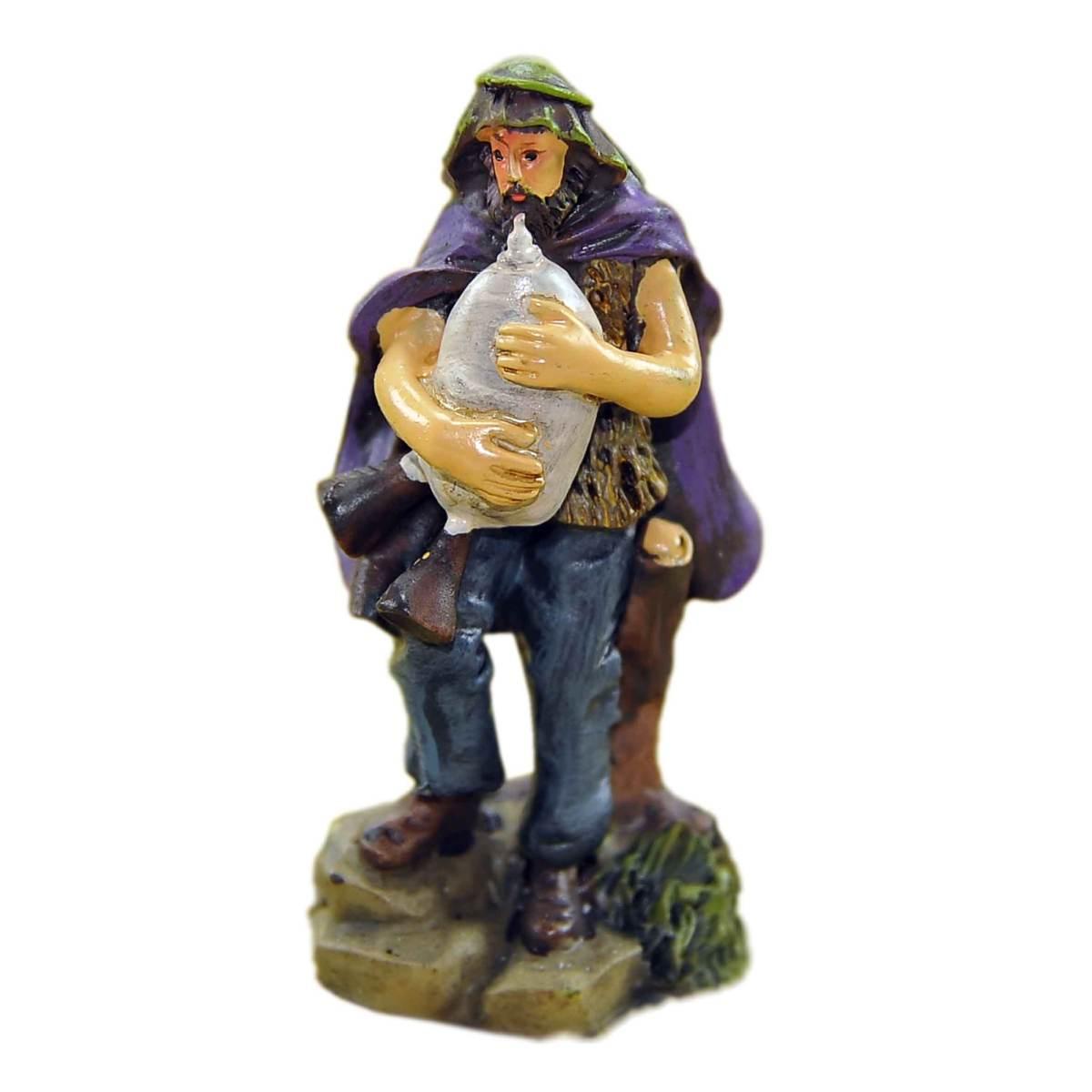 Statua cm.9 Zampognaro con Zampogna | M2 Store