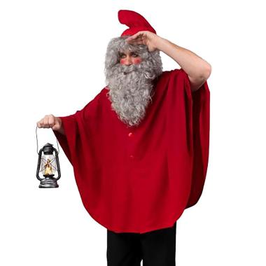 Mantello Rosso con Bottoni |Orlob