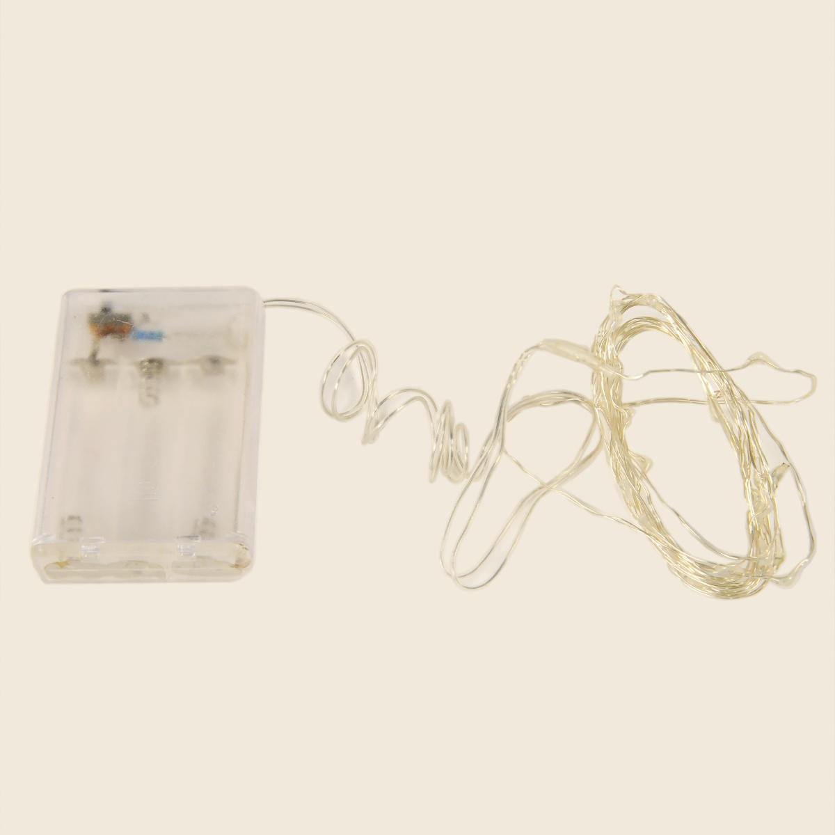 Luci Natale Esterno Batteria LED 30 Micro Blu |M2 Store