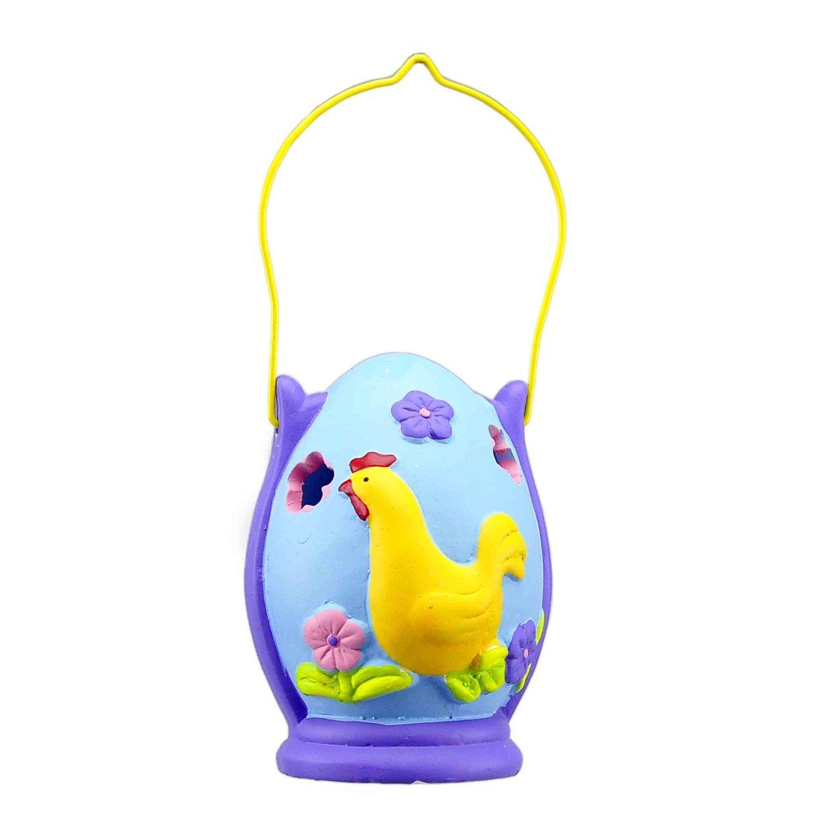 Lanterna Uova cm.h12 con Gallina | M2 Store
