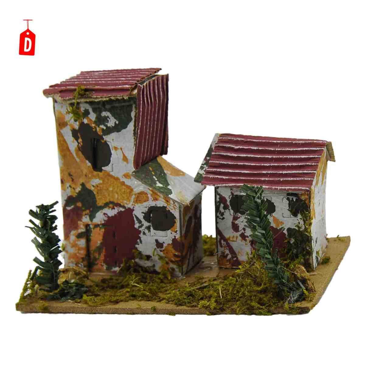 Casetta Doppia cm.13x8xH10 4 Modelli | M2 Store