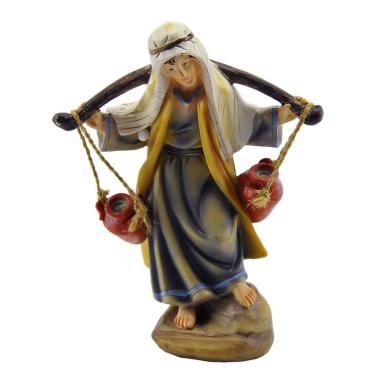Statua cm.15 Pastore con Brocche a Spalla | M2 Store