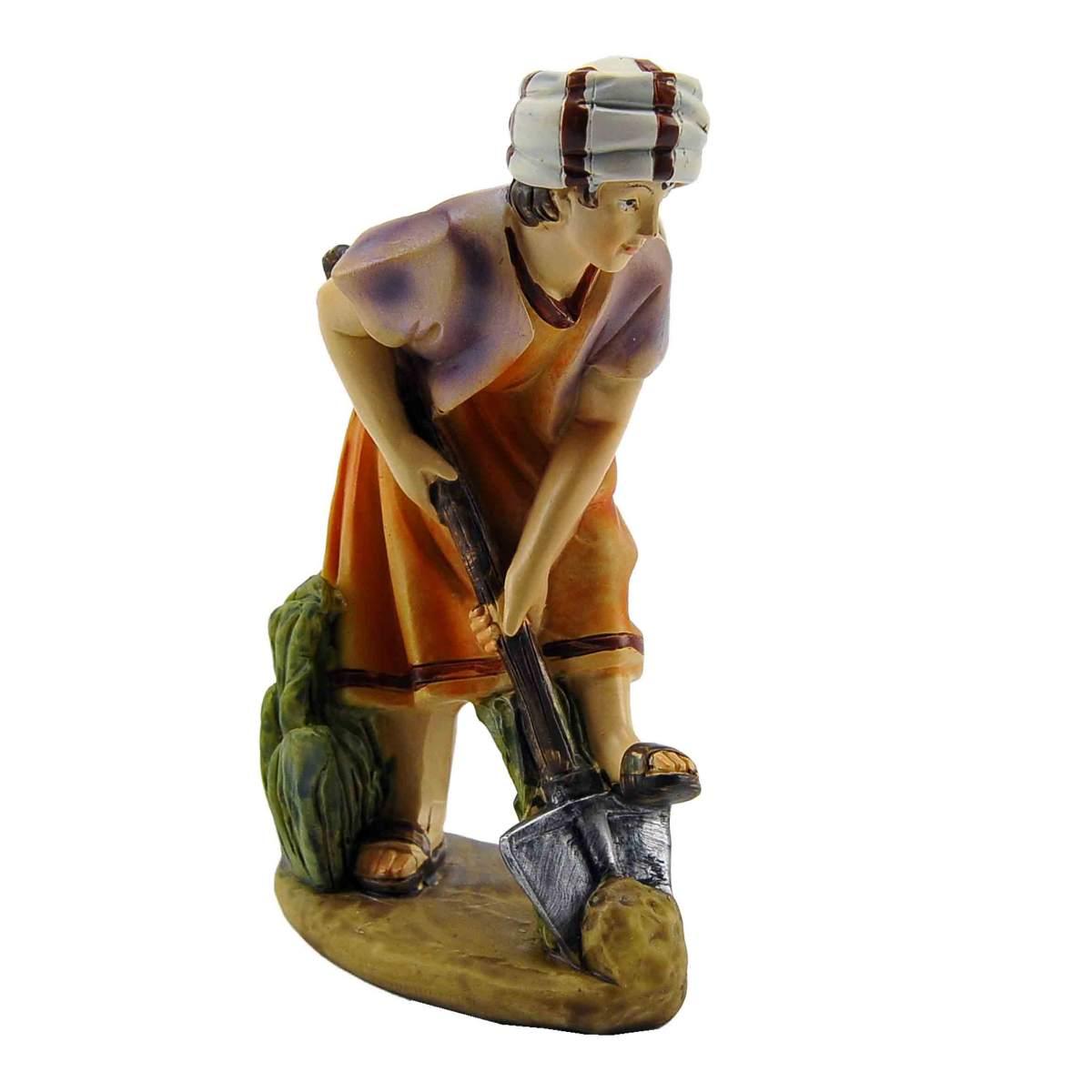 Statua cm.15 Ortolano con Vanga | M2 Store