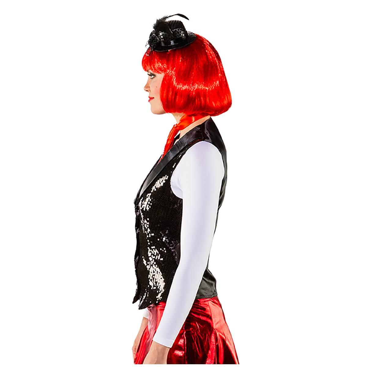 Costume Gilet con Paillettes Oro |Orlob