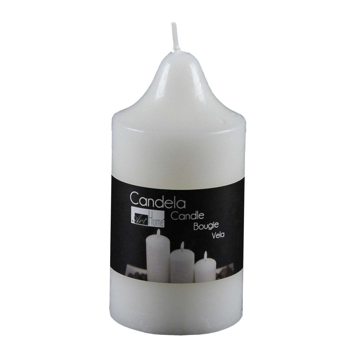 Candela cm.Ø5xh10 Cilindrica Bianca |M2 Store