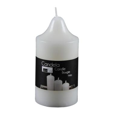 Candela cm.Ø5xh10 Cilindrica Bianca |M2 Store