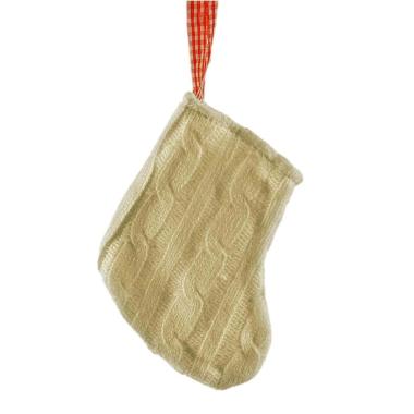Decorazione Natalizia Calza Lana Bianco 11xh12 |M2 Store