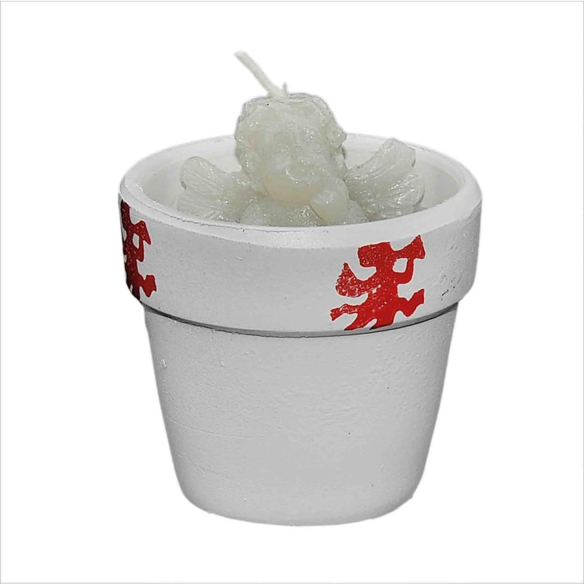 Candela Natale Vasetto con Angelo cm.6 |M2 Store