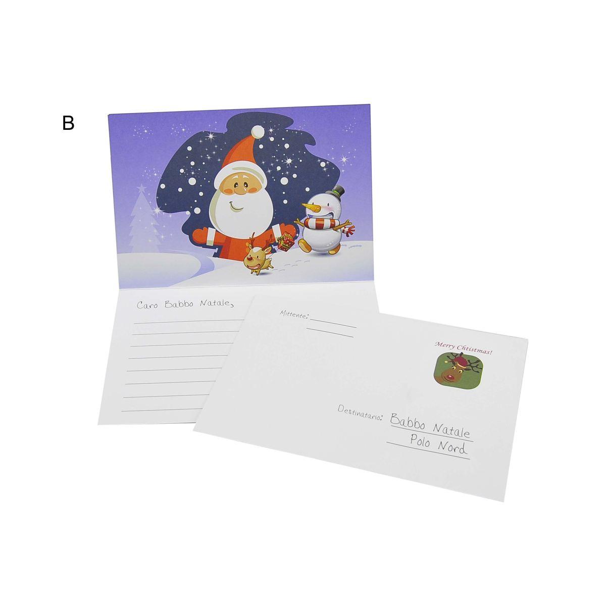 Lettera Babbo Natale con Busta 6 Modelli |M2 Store