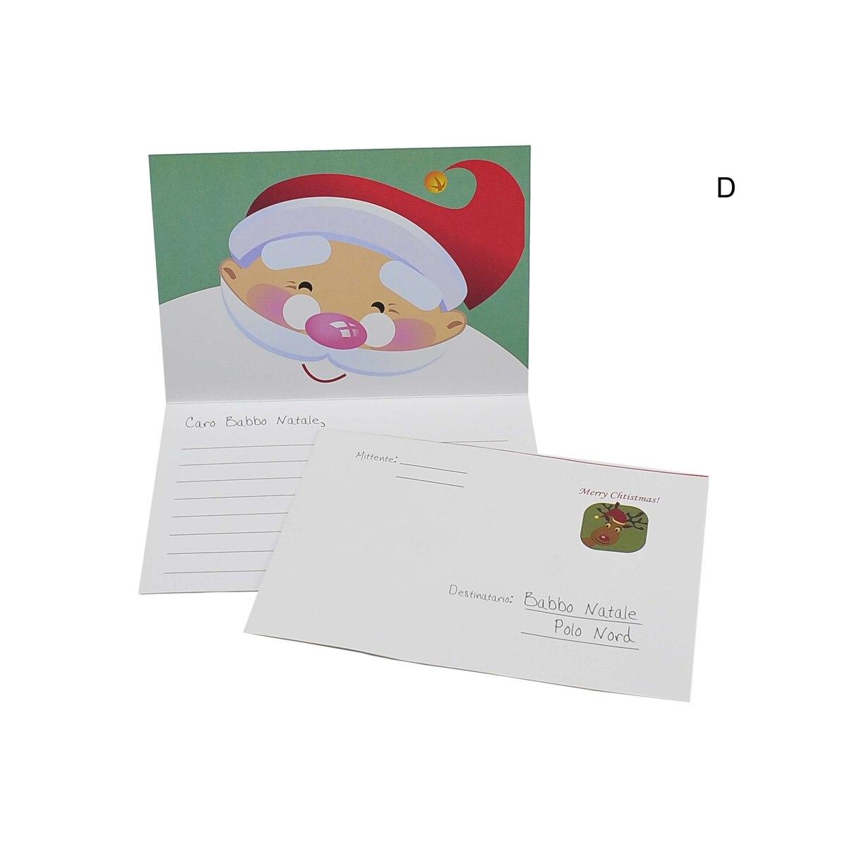 Lettera Babbo Natale con Busta 6 Modelli |M2 Store