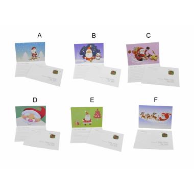 Lettera Babbo Natale con Busta 6 Modelli |M2 Store