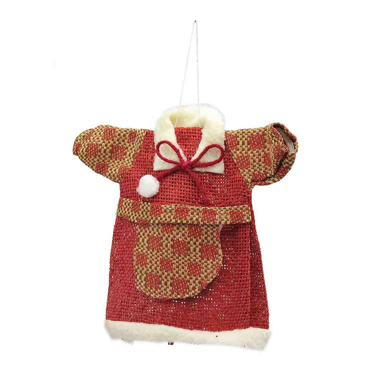 Decorazione Natalizia Vestitino Rosso cm.20xh20 |M2 Store