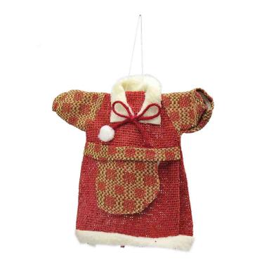 Decorazione Natalizia Vestitino Rosso cm.20xh20 |M2 Store