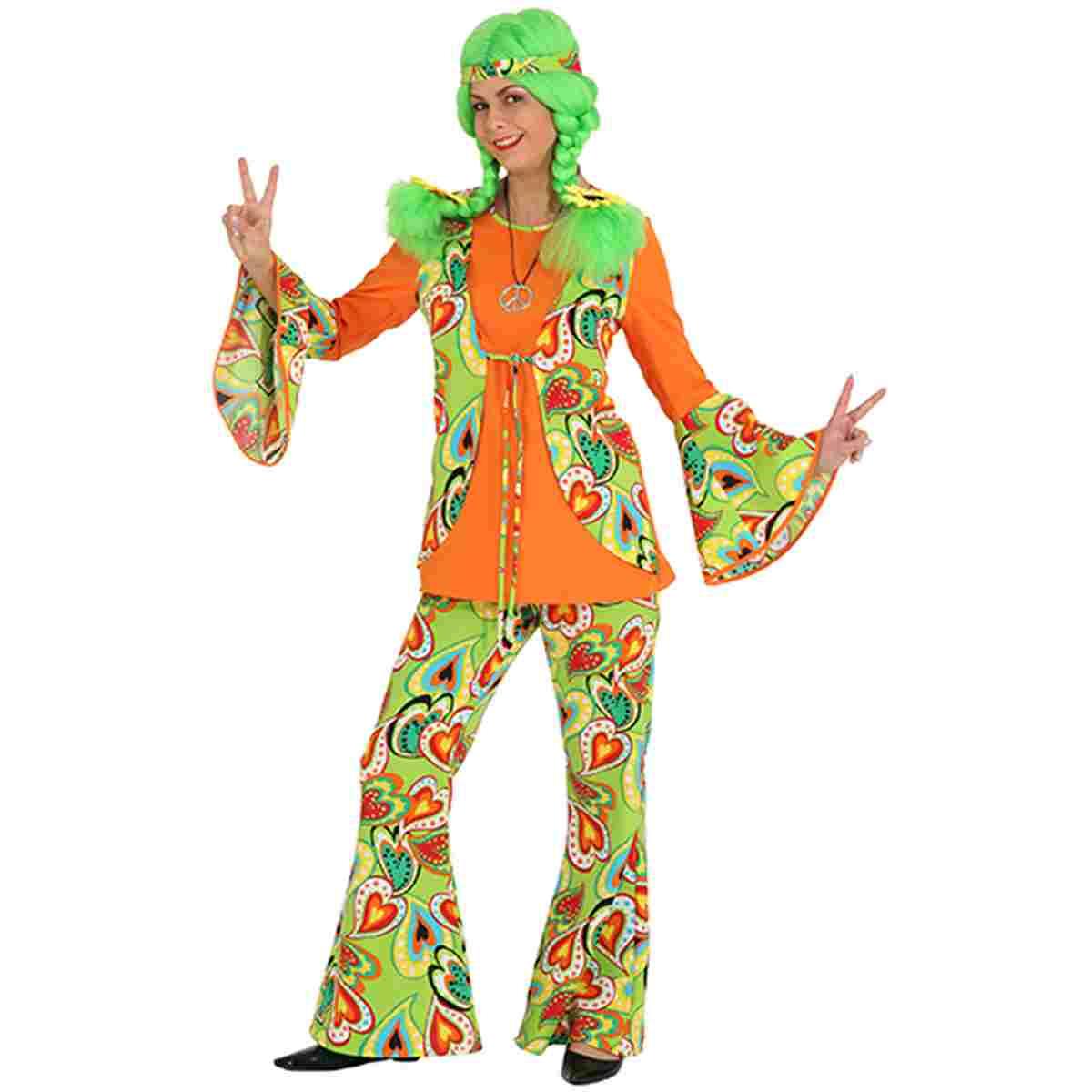 Costume Hippie Verde |Orlob