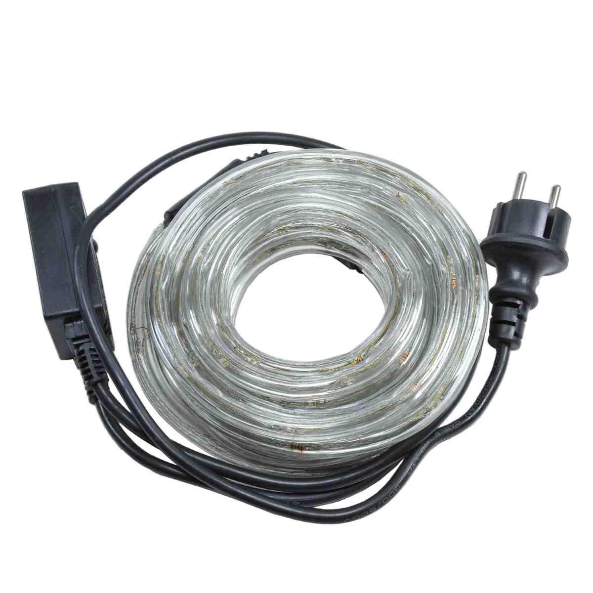 Luci Natale Esterno Tubo LED 6mt. Bianco Caldo 3 Vie |M2 Store