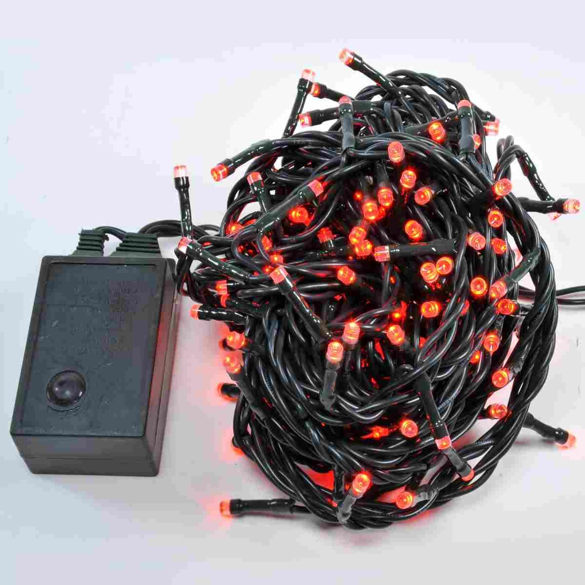 Luci Interno 180 Led Rosse 8 Giochi di Luce